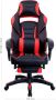 MeubelGigant Gaming stoel Gamestoel Bureaustoel Kantoorstoel Computerstoel Met voetsteun zwart en rood - Thumbnail 1