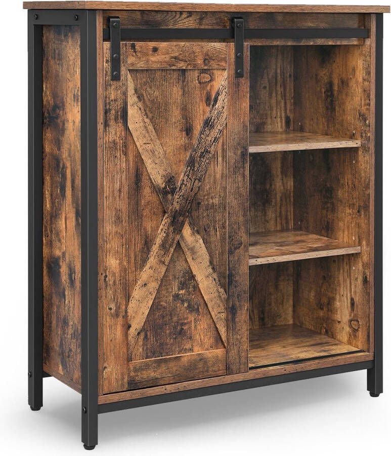 MeubelGigant Keukenkast Dressoir Met schuifdeur Stalen frame