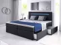 MEUBELLA Complete boxspring Clara Zwart 180 x 200 cm 2 lades - Thumbnail 2