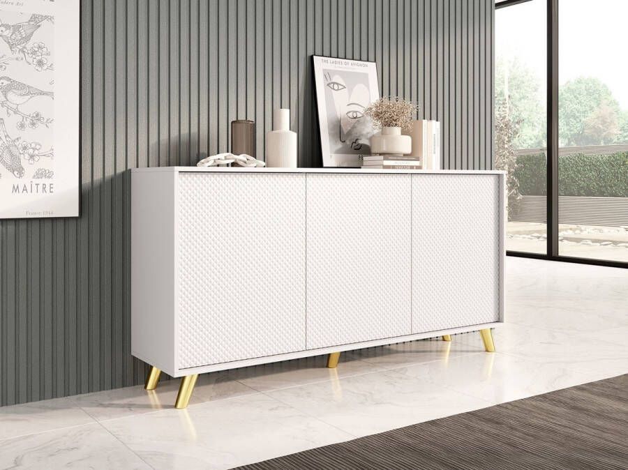 Meubella Dressoir Adriano Wit 160 cm - Foto 2