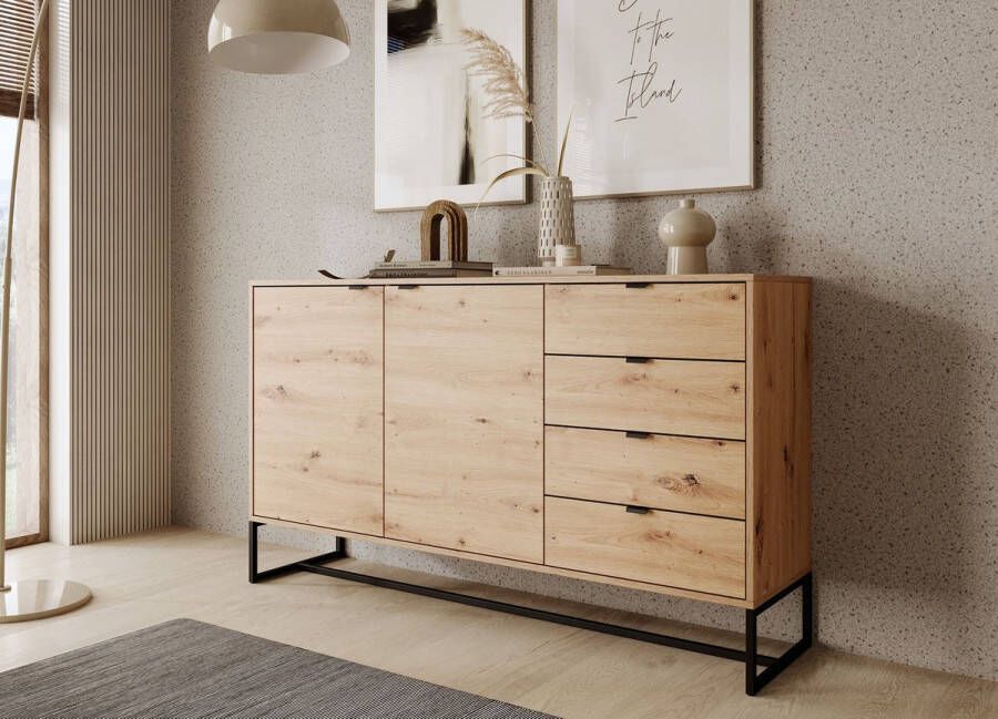 Meubella Dressoir Amore Eiken 153 cm - Foto 2