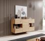 MEUBELLA Dressoir Asilento Eiken 120 cm - Thumbnail 2