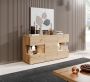 MEUBELLA Dressoir Asilento Eiken 120 cm - Thumbnail 1