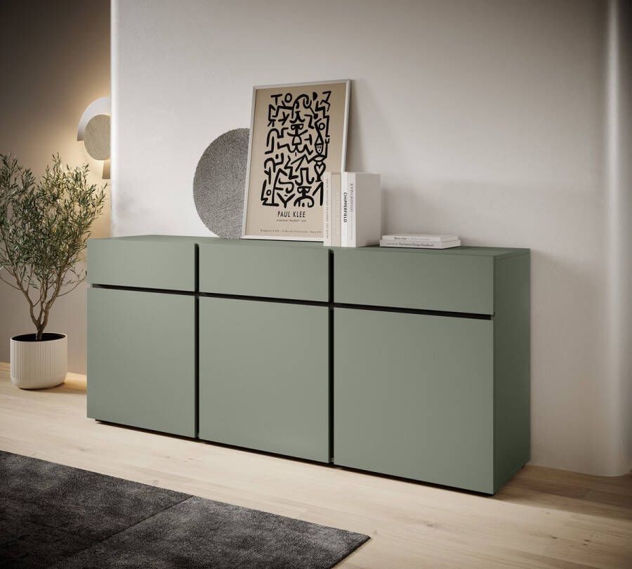 MEUBELLA Dressoir Cainan Groen 180 cm - Foto 2