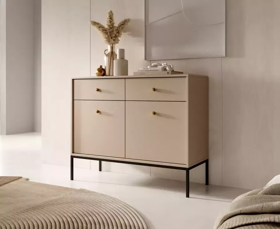 Meubella Dressoir Moreno Beige 104 cm - Foto 2