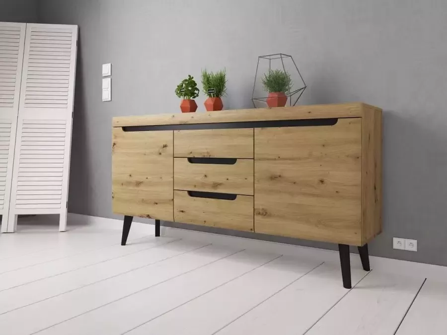 Meubella Dressoir Nebraska Eiken 160 cm - Foto 2