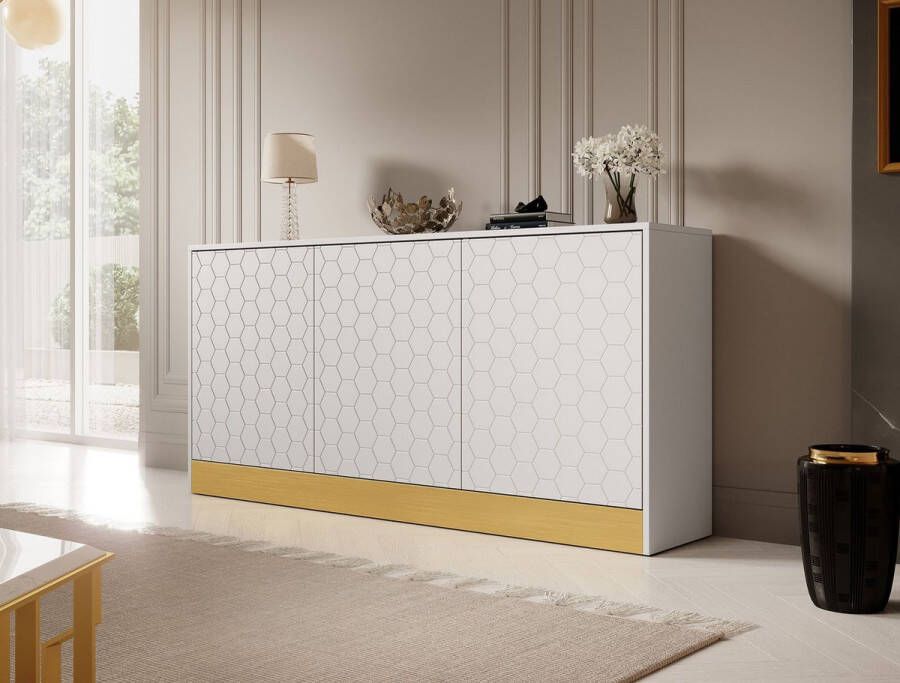 Meubella Dressoir Phoenix Wit 160 cm - Foto 2