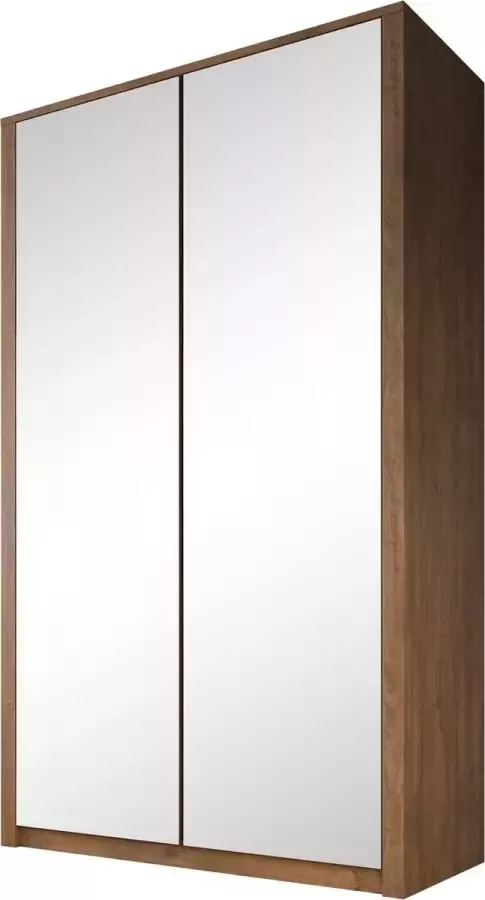 Meubella Kledingkast Malibu Eiken 113 cm Met spiegel - Foto 1