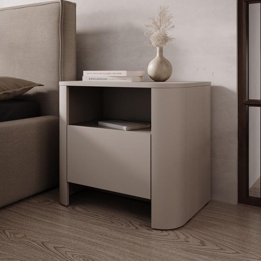 MEUBELLA Barbados Nachtkastje Beige