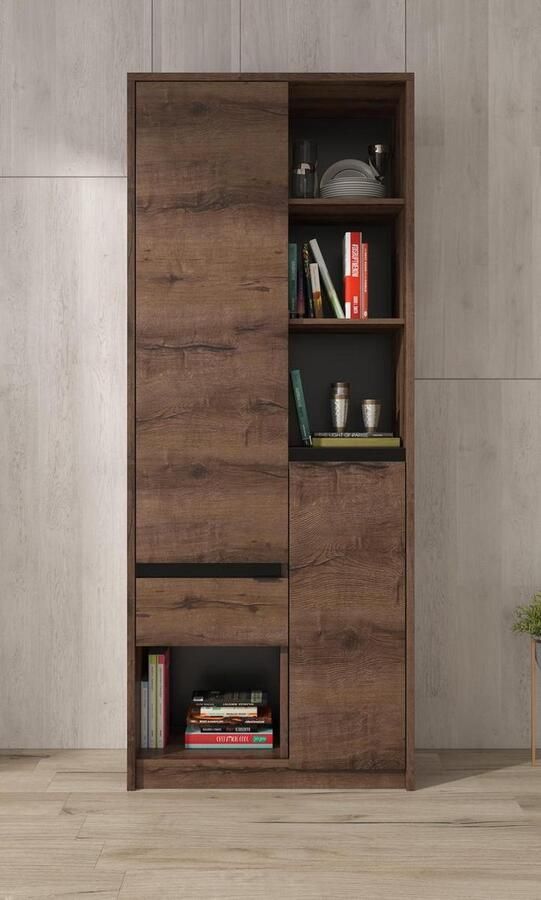 MEUBELLA Boekenkast Diplo Eiken 80 cm - Foto 2