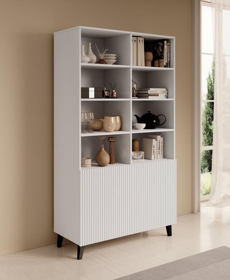 MEUBELLA Boekenkast Palamos Wit 100 cm