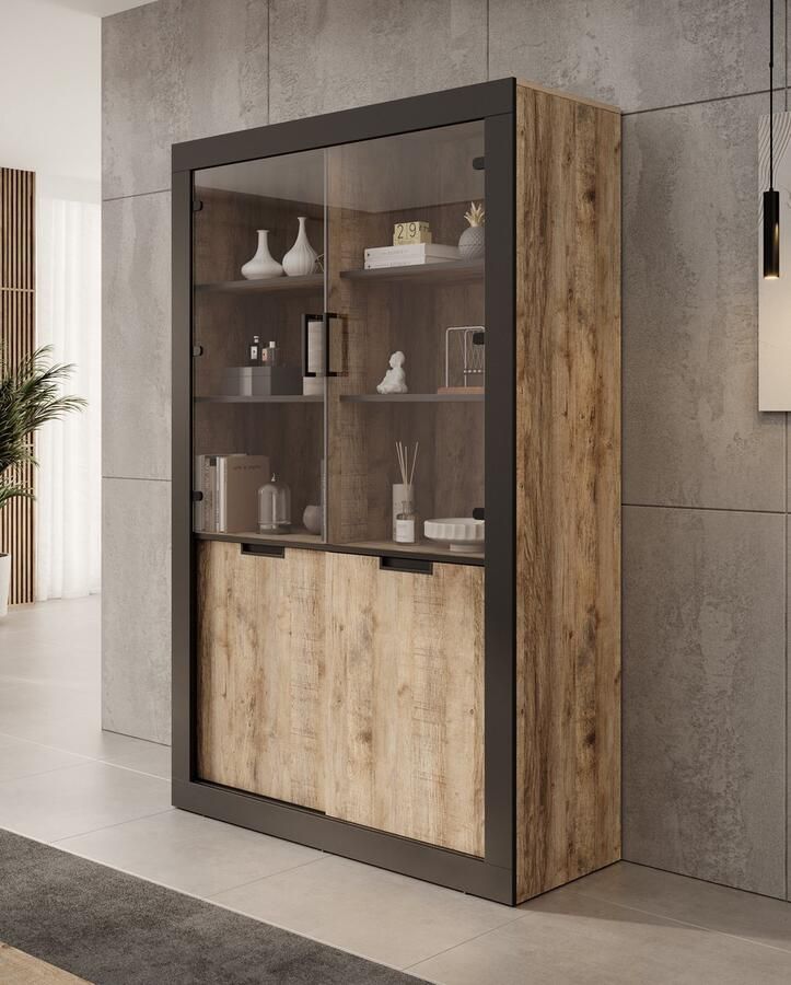 MEUBELLA Buffetkast Trinidad Eiken 120 cm