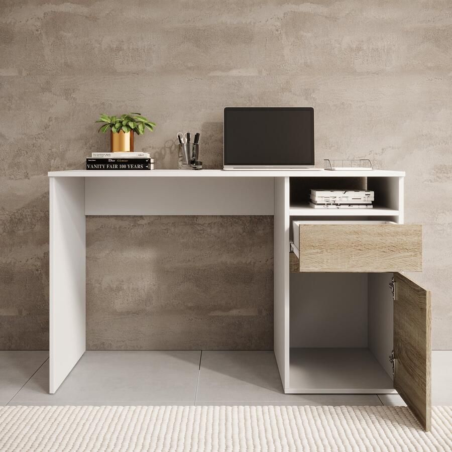 Meubella Bureau Babot Wit 2 120 cm