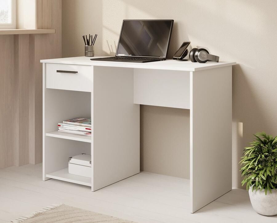 MEUBELLA Bureau Bellini Wit 110 cm