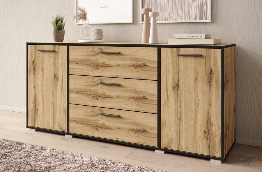 Meubella Dressoir Betty Eiken 150 cm