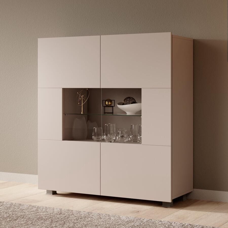 MEUBELLA Dressoir Calgary Beige 100 cm