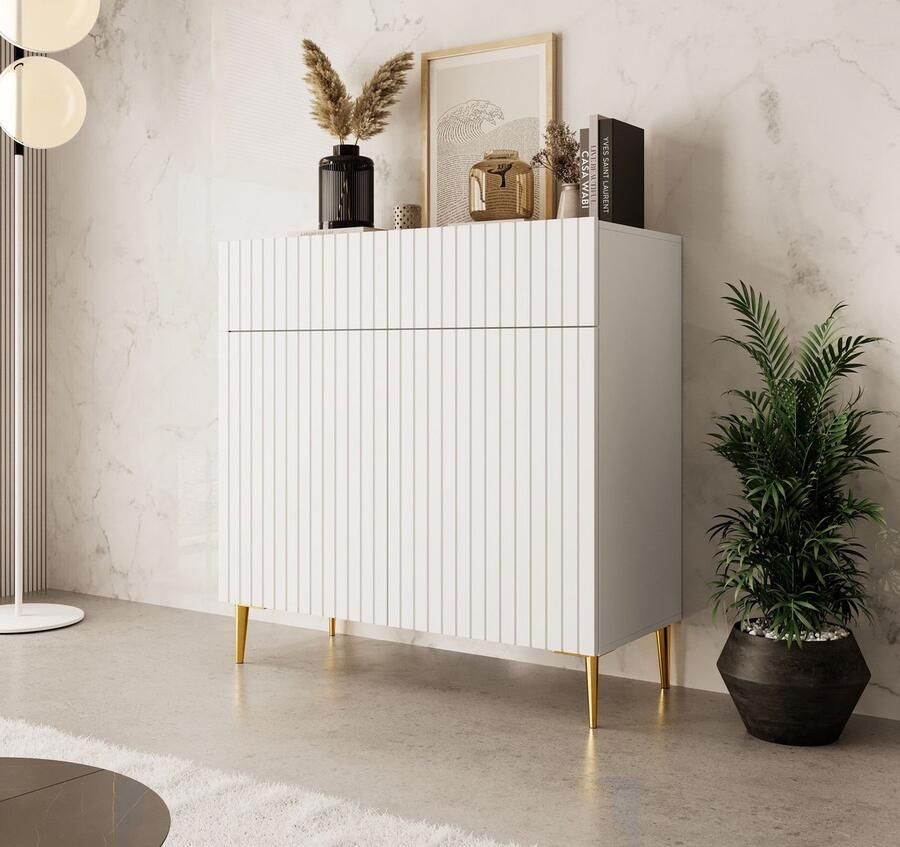 MEUBELLA Dressoir King 100 cm Wit