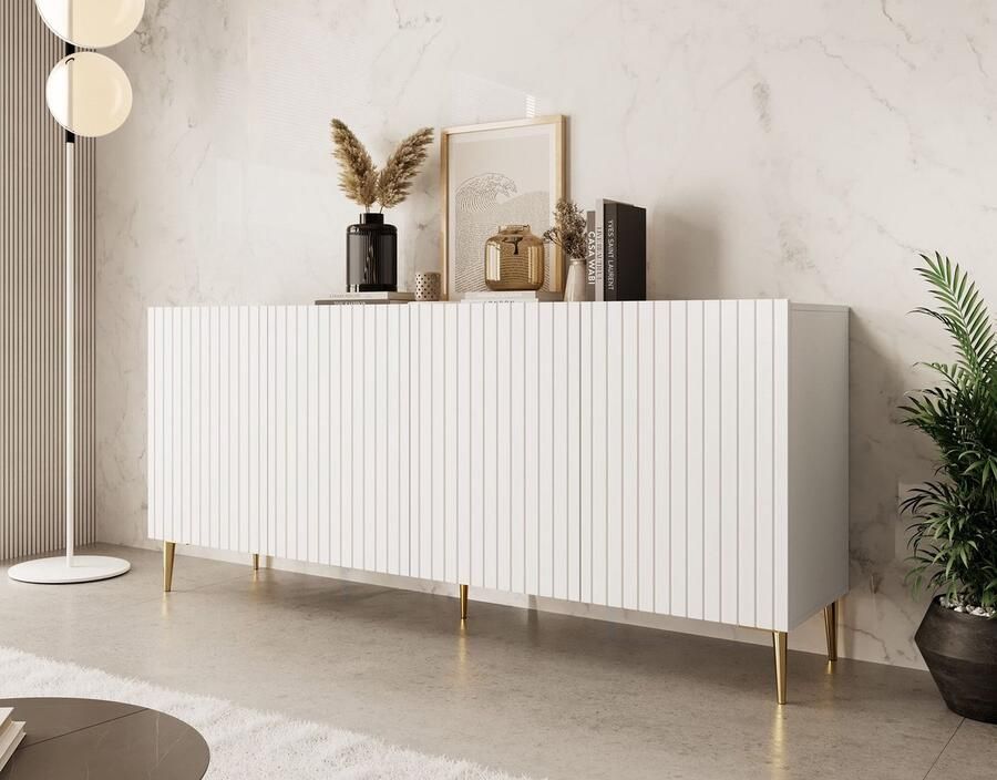 MEUBELLA Dressoir King 180 cm Wit