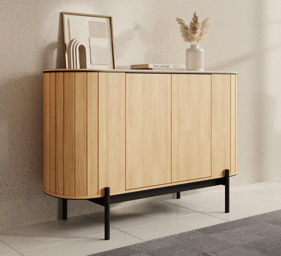 MEUBELLA Dressoir Royale Eiken 124 cm