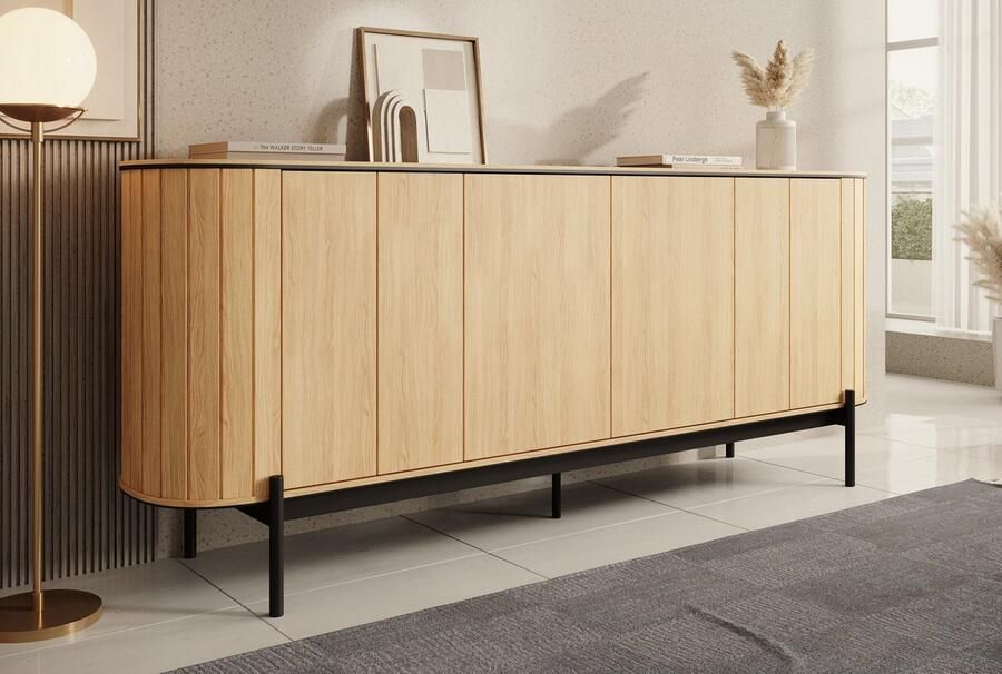 MEUBELLA Dressoir Royale Eiken 200 cm