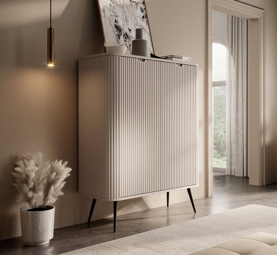 MEUBELLA Dressoir Zakari Beige 103 cm