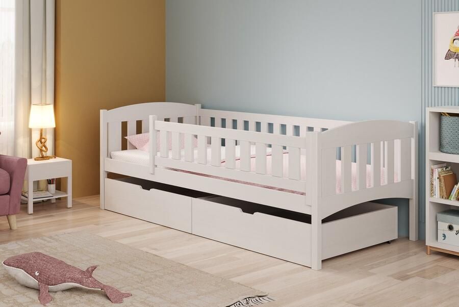 MEUBELLA Eenpersoonsbed Gracie Wit 90x200 cm