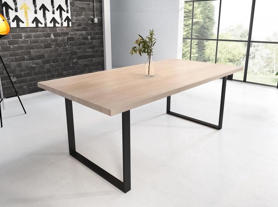 MEUBELLA Eetkamertafel Kyan 200 Licht eiken