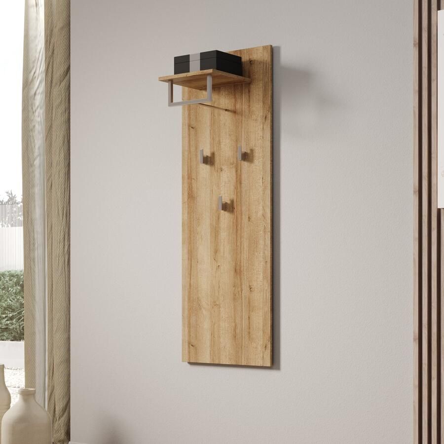 MEUBELLA Kapstok Linford Eiken 50 cm