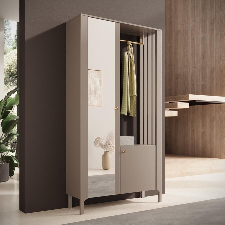 MEUBELLA Kapstok Madison Beige 105 cm