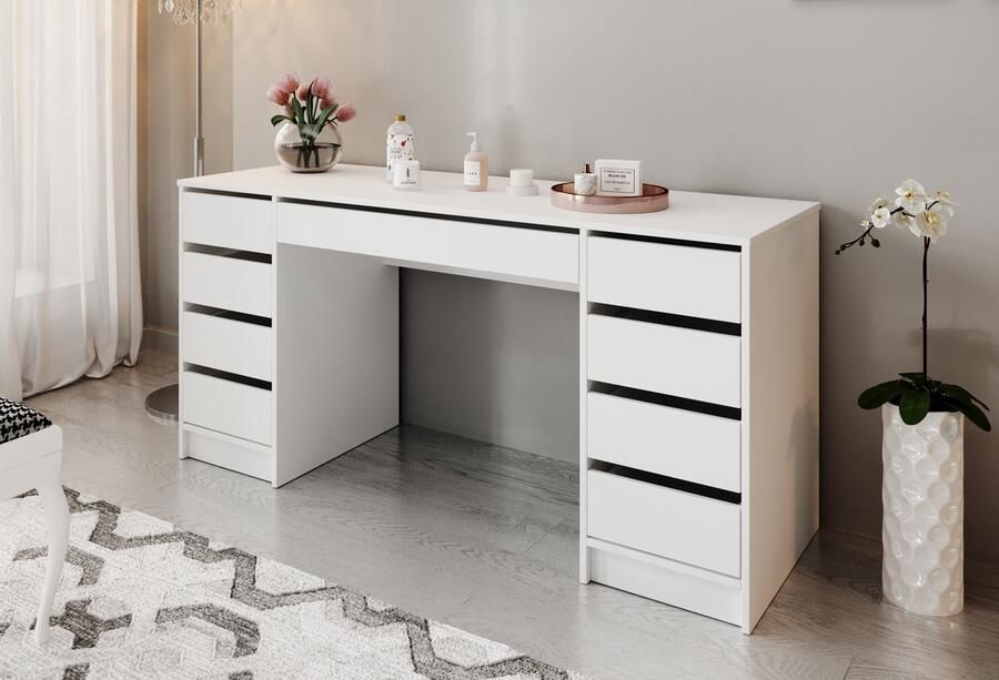 MEUBELLA Kaptafel Arco 2 Wit 154 cm