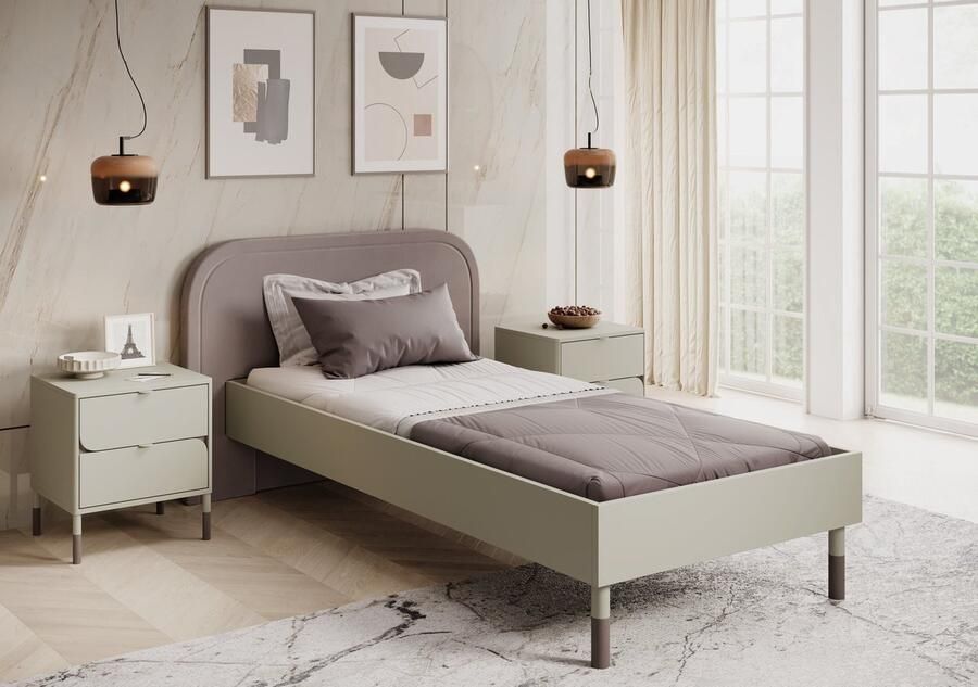 MEUBELLA Kinderbed Hill Beige 90x200 cm