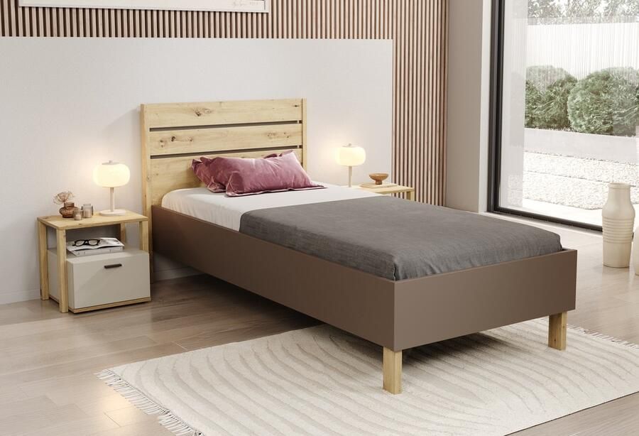 MEUBELLA Kinderbed Livingston Beige 90x200 cm
