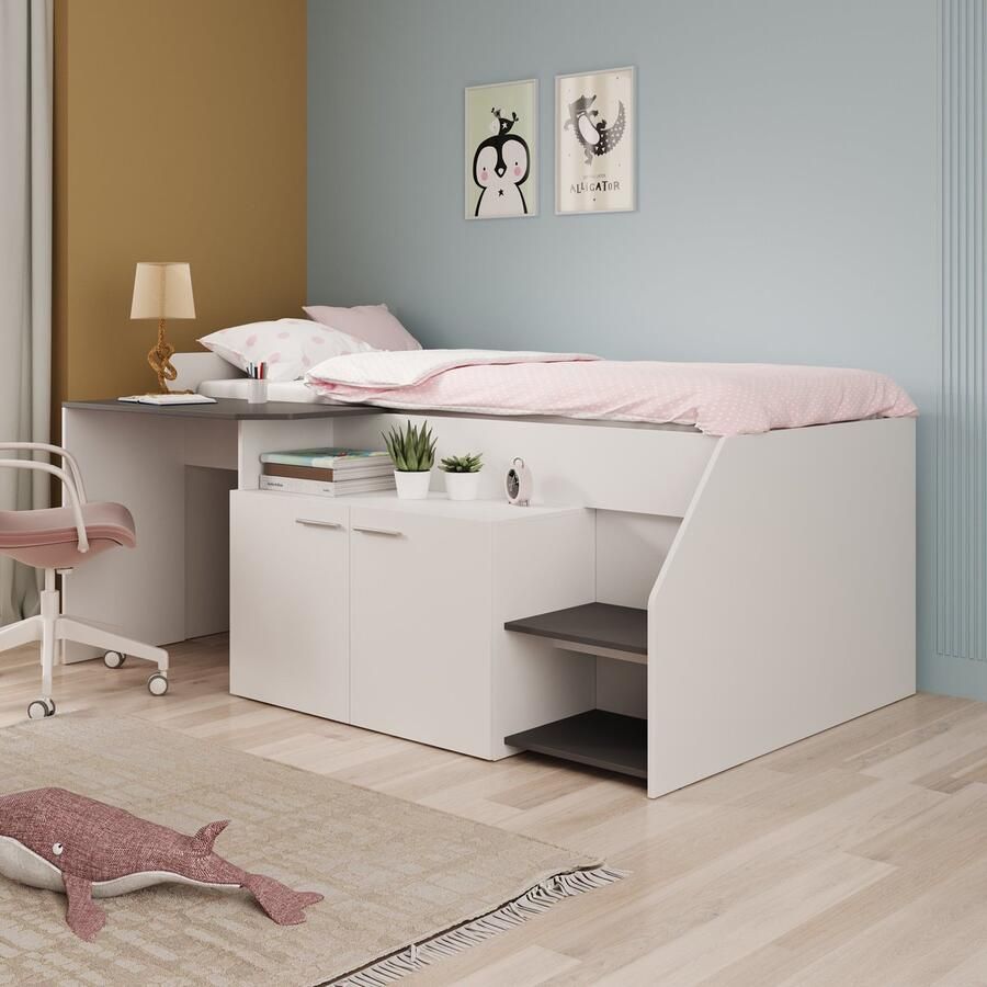 MEUBELLA Kinderbed Maddox Wit 90x200 cm