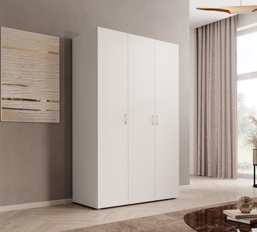 Meubella Kledingkast Bernd Wit 111 cm