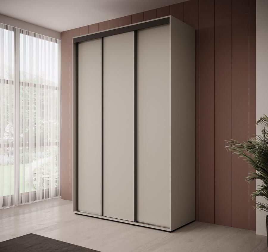 MEUBELLA Kledingkast Delos 1 Beige 150 cm