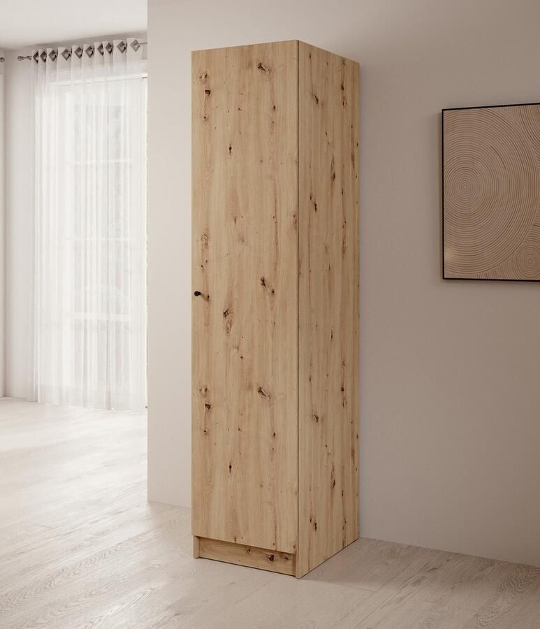 MEUBELLA Kledingkast Guido Eiken 50 cm