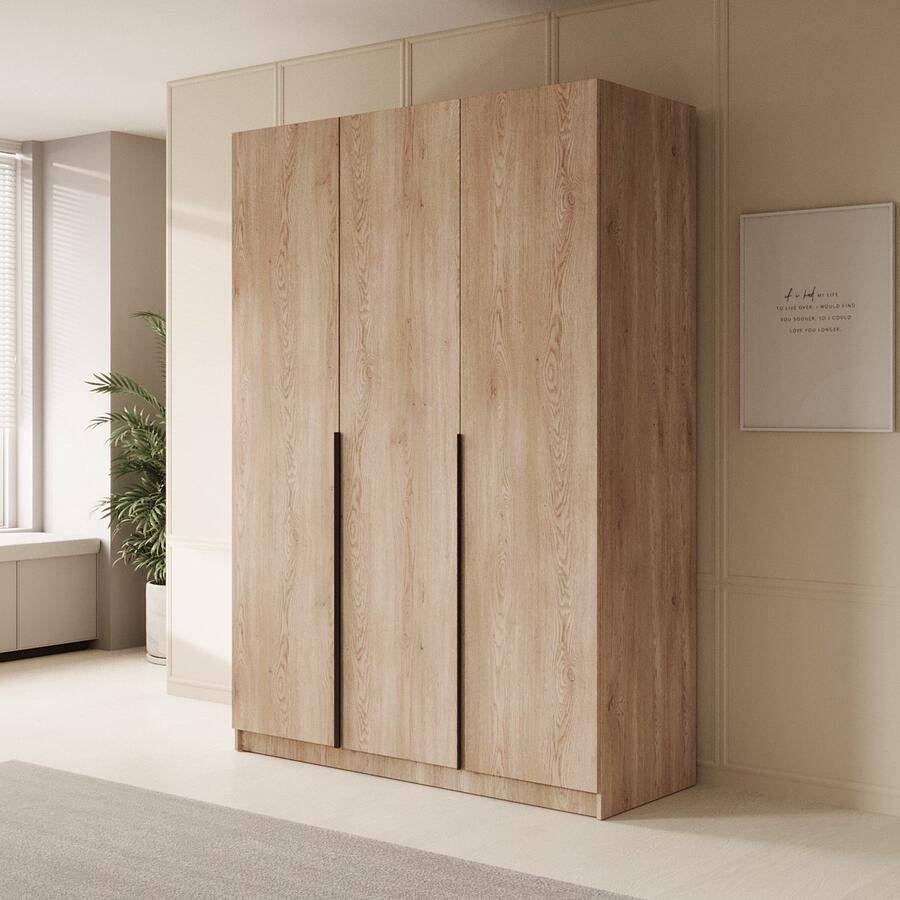 MEUBELLA Kledingkast Sabre Eiken 150 cm