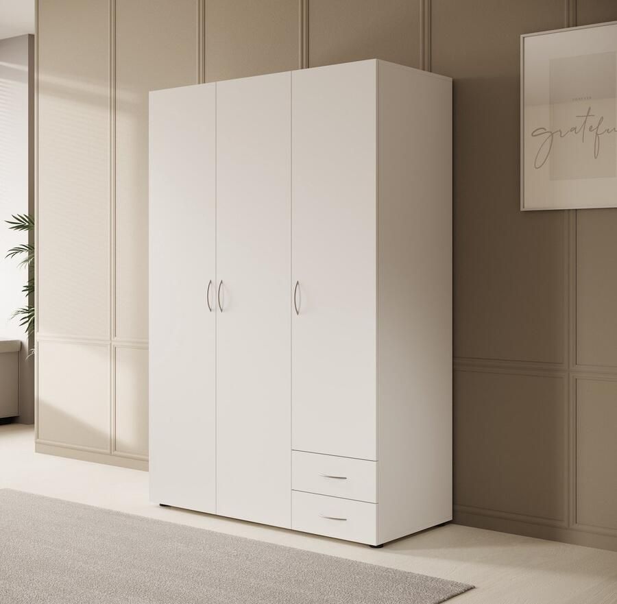 MEUBELLA Kledingkast Serra Wit 120 cm