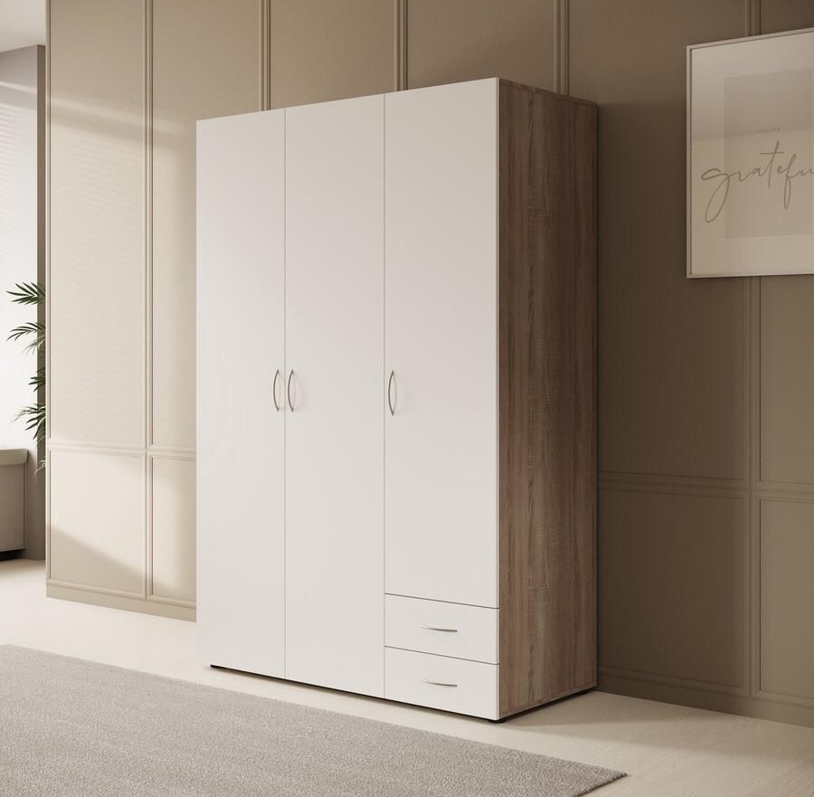 MEUBELLA Kledingkast Serra Wit 2 120 cm