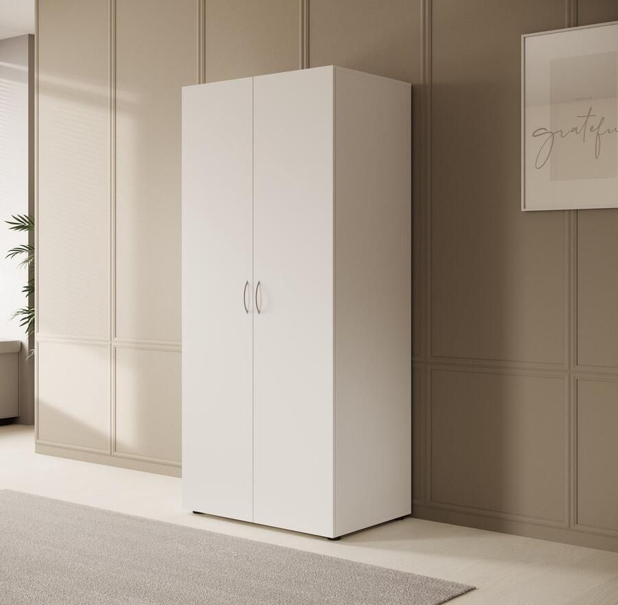 MEUBELLA Kledingkast Serra Wit 80 cm