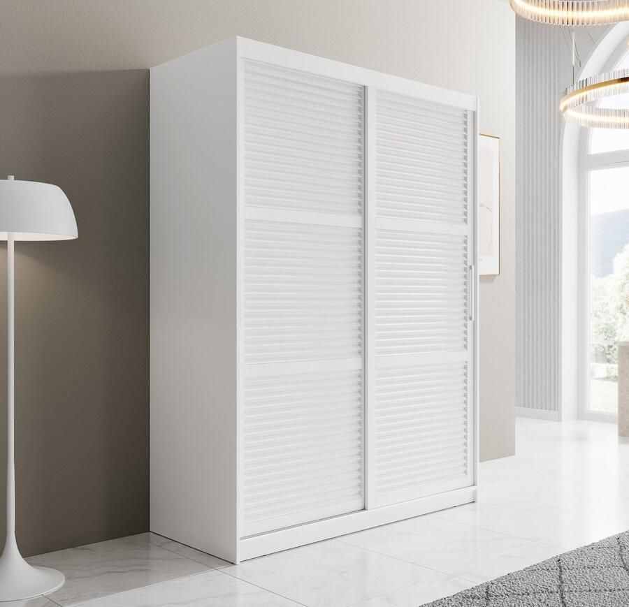 MEUBELLA Kledingkast Zagreb Wit 150 cm