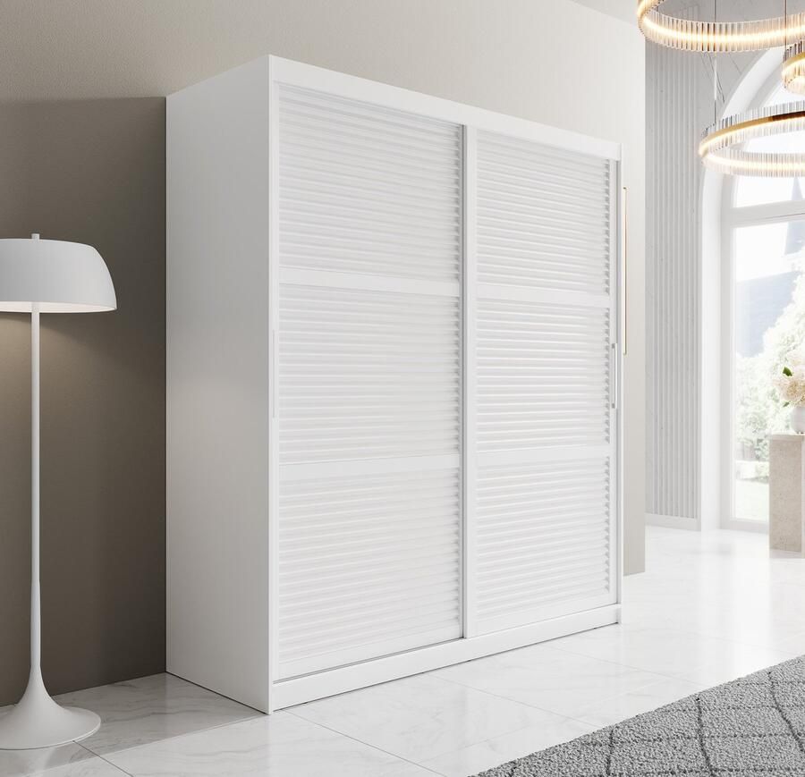 MEUBELLA Kledingkast Zagreb Wit 180 cm