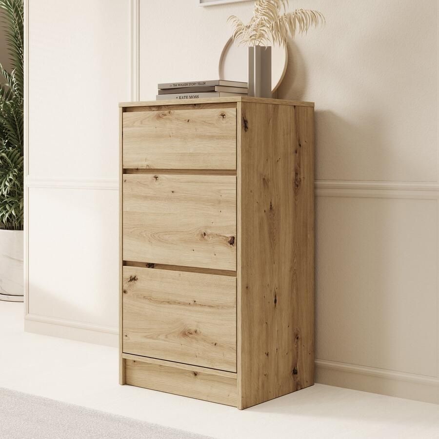 MEUBELLA Ladekast Brett Eiken 50 cm