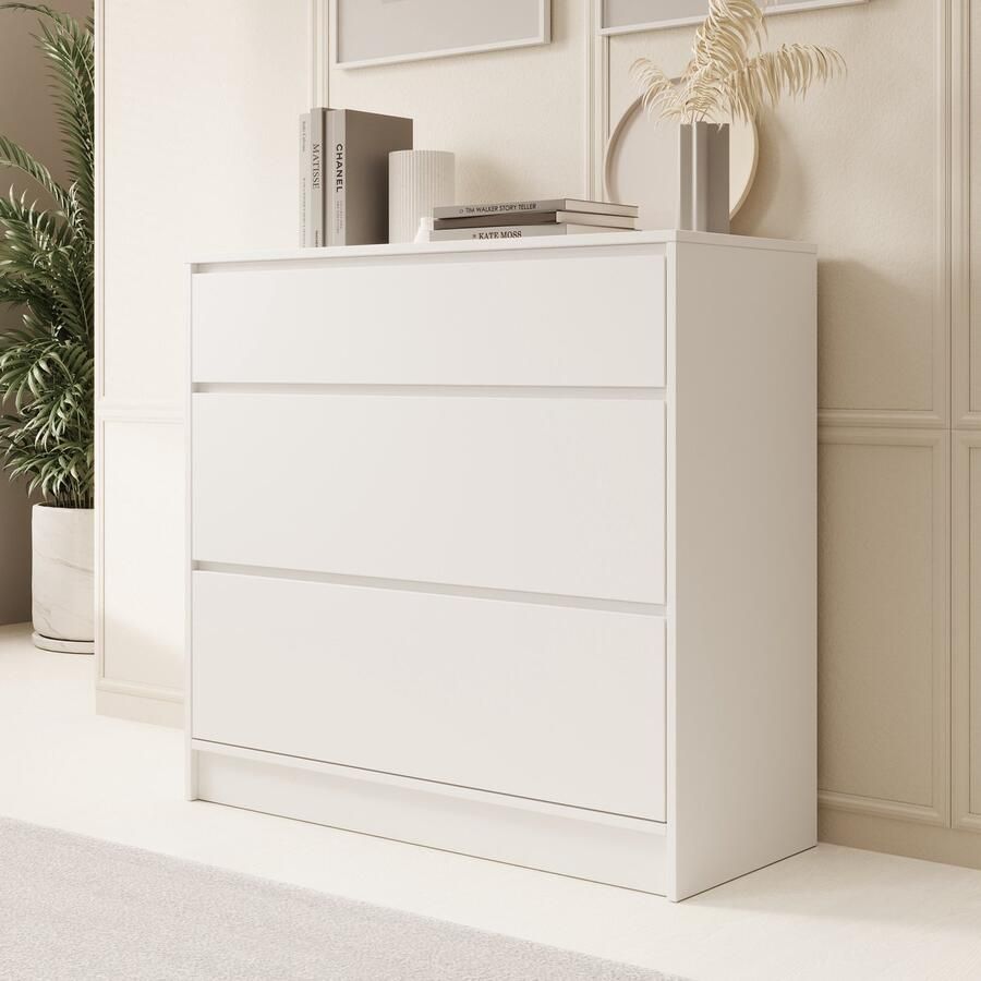 MEUBELLA Ladekast Brett Wit 99 cm