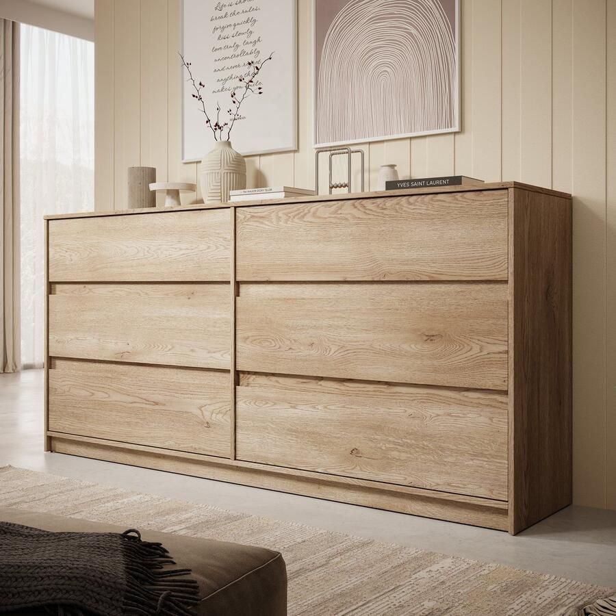 MEUBELLA Ladekast Cuarto Eiken 181 cm