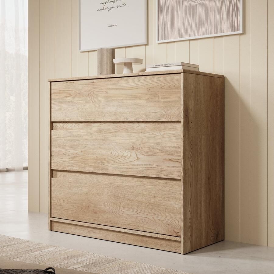 MEUBELLA Ladekast Cuarto Eiken 91 cm