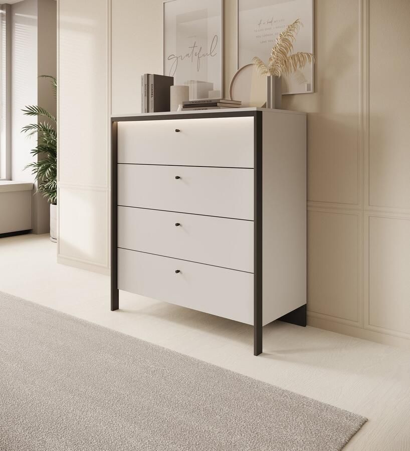 Meubella Ladekast Genesis Grijs 101 cm