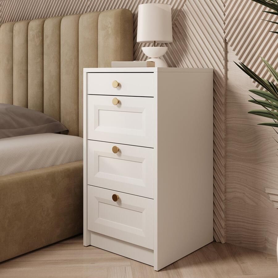 MEUBELLA Ladekast Rumble Wit 40 cm