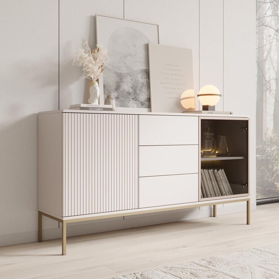 Meubella Legend 2 Dressoir Beige 153x39x83 cm