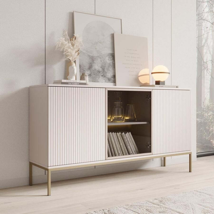 MEUBELLA Legend Dressoir Beige 153x39x83 cm